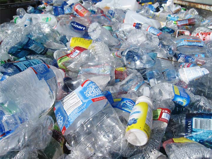 PET plastic bottles