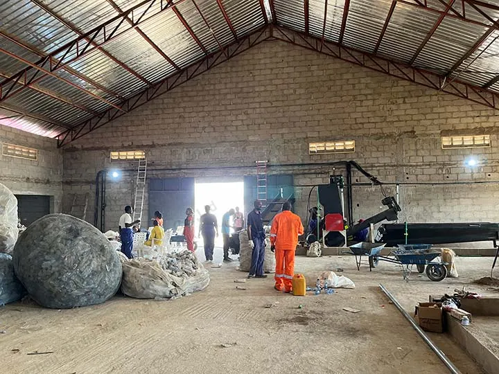 Plastic bottle washing plant installed in Nigeria