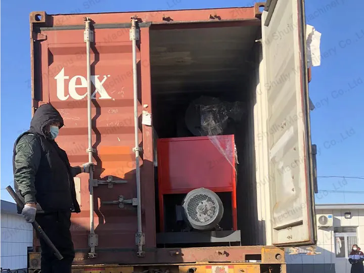 plastic pelletizer shipped to Mozambique