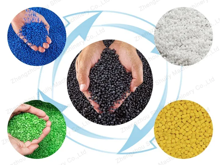 recycled granules