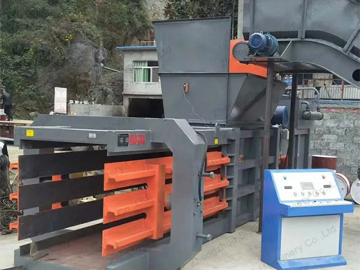 plastic bottle baling machine