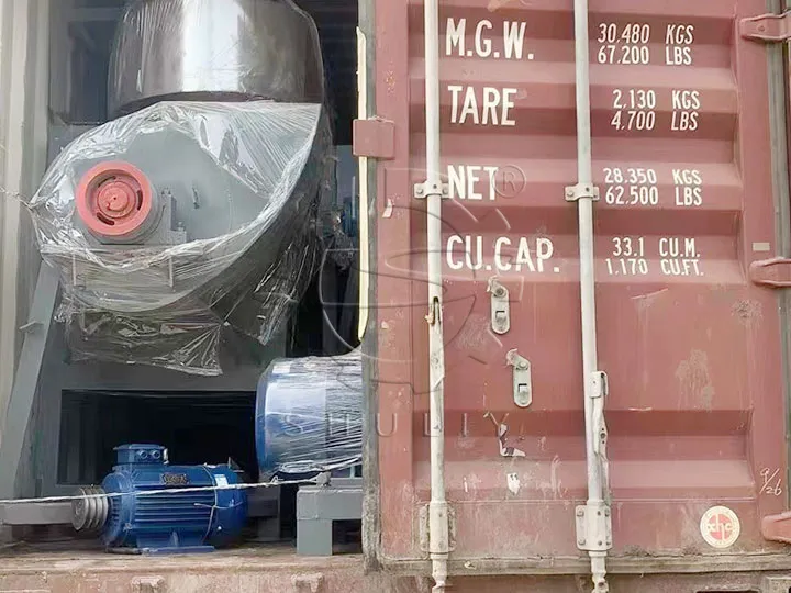 Машину для переработки пластиковой пленки отправили в Индонезию