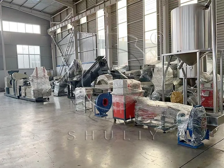plastic film recycling machines sent to Nigeria